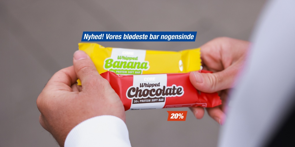 Lancering af Core Whipped Protein Bar - 20%